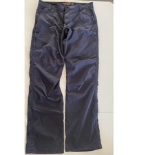 Wrangler All Terrain Gear Gray Pants Men 36 x 32 Hiking Travel Stretch Fast Ship