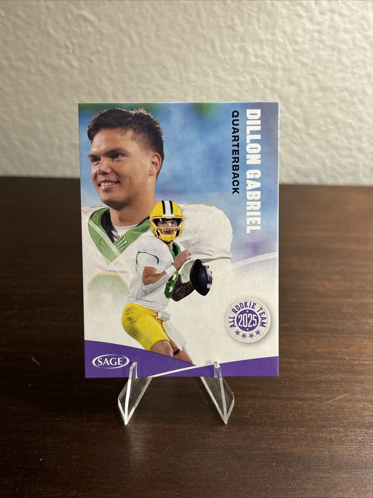 2025 Sage High Series Dillon Gabriel Rookie Card Purple #152