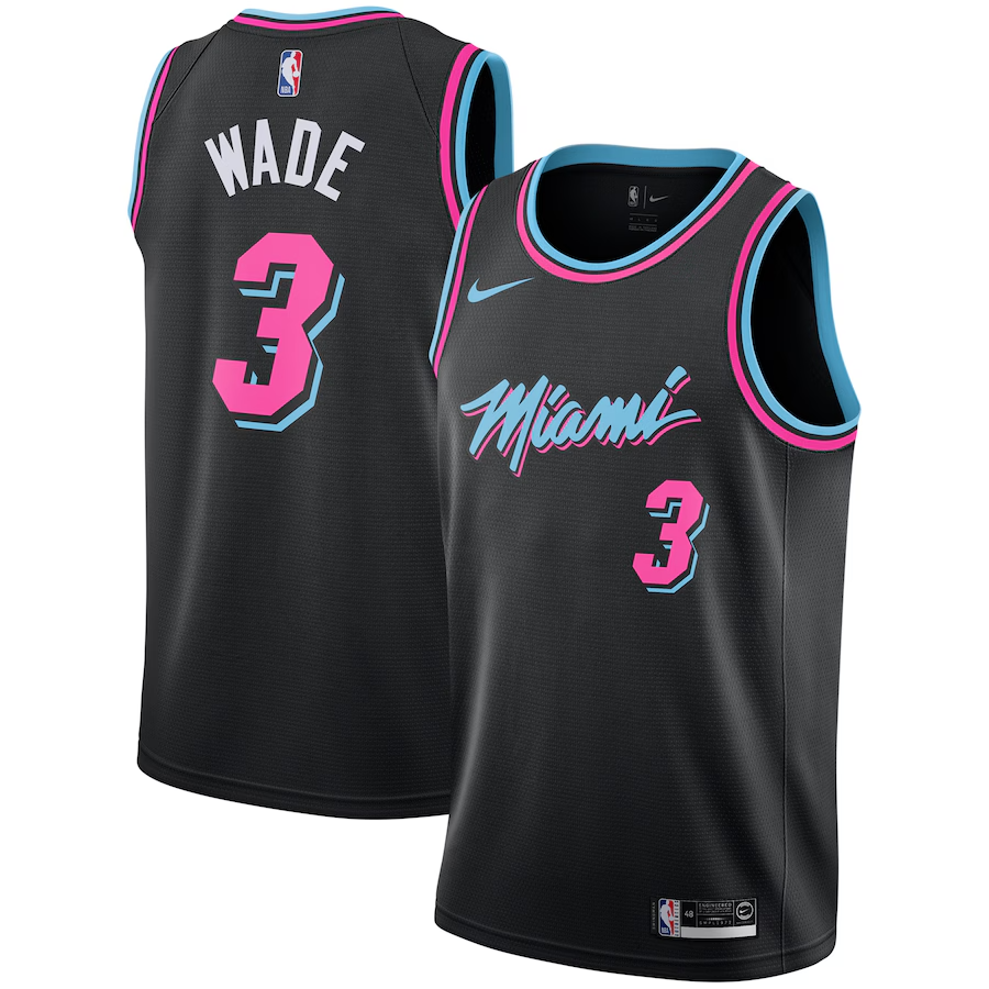Dwyane Wade Miami Heat Nike City Edition Swingman Jersey Men's