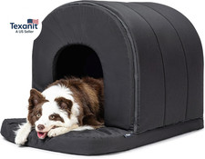 Orthopedic Dog House - Outdoor Waterproof Dog Shelter W/Porch - Indoor Pet House