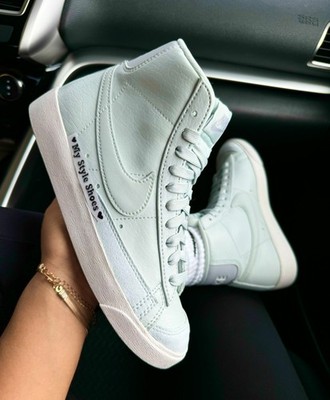   E38 SIZE 6 WOMEN'S NIKE BLAZER MID 77 NEXT NATURE LIGHT SILVER  DQ4124 001
