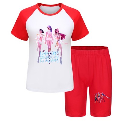 DDemon Pop HHunters Pyjama Mädchen - K-pop Anime Schlafanzug Set