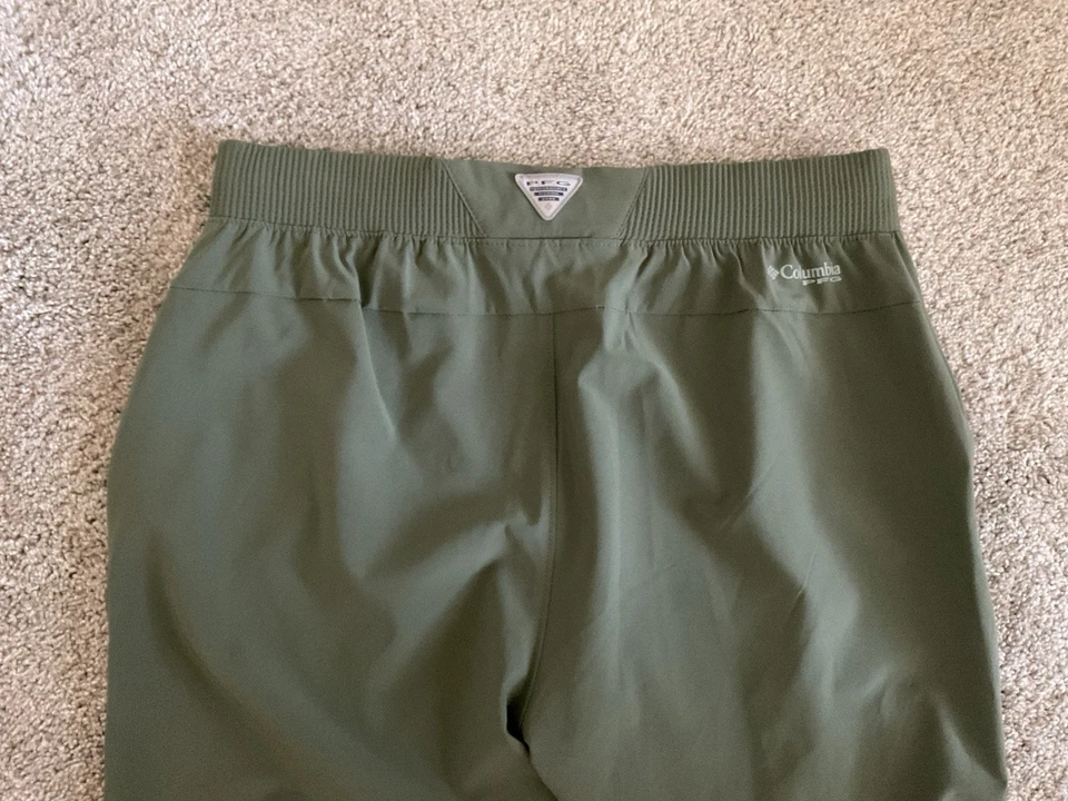 Columbia PFG Women's High Rise Capri Pull On Pants Elastic Waist Drawstring M - Image 3 of 4