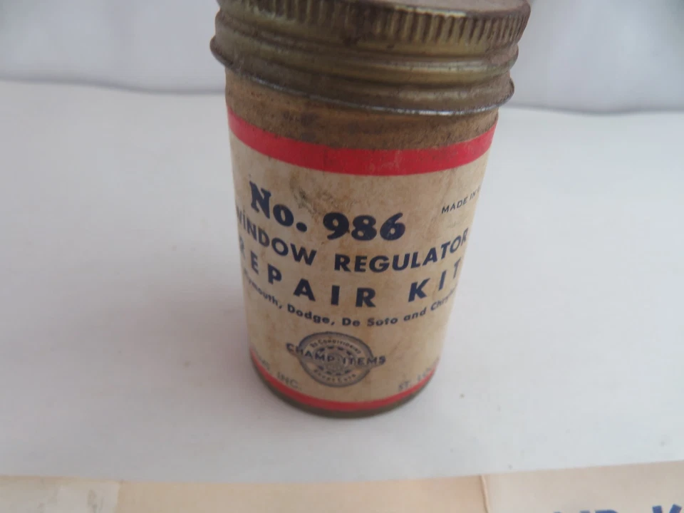 Champ #986 Kit Reparación Regulador Ventana Plymouth Dodge Chrysler 6 Dientes 1930-1941 Foto 4 de 4