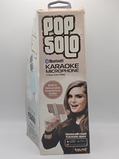Pop Solo Bluetooth Karaoke Microphone  Speaker Rosegold Color Smartphone Holder