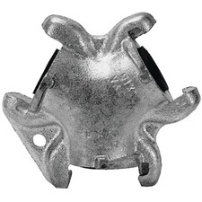 2-Lug Triple Connection, 5/16 in dia x 4-9/32 in W x 3-3/4 in H, Brass (