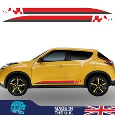 Side Racing Stripes Car Stickers Vinyl Graphics