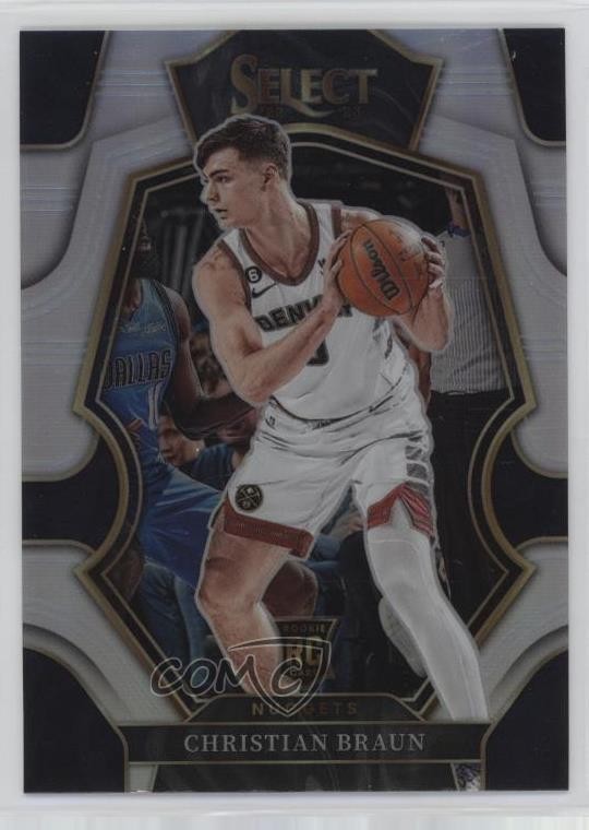2022-23 Panini Select Premier Level Silver Prizm Christian Braun Rookie RC 12g7