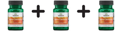 3 x Swanson Beta-Carotene (Vitamin A), 5000 IU - 250 softgels (42,65 EUR/kg)