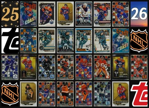 2025-26 Topps NHL Hockey Sticker Complete Full Set of 800 (804 wAlbum) Celebrini