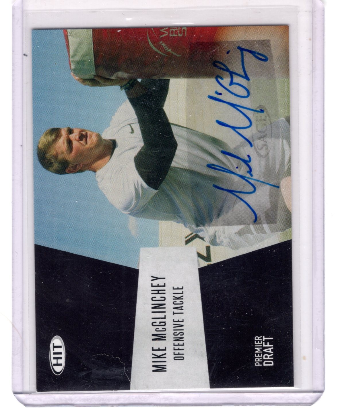 Mike McGlinchey SA-GE Hit Autograph #A67 Base