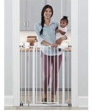 Regalo Easy Step Extra Tall Walk Thru Gate, White