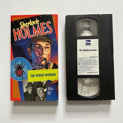 Sherlock Holmes The Spider Woman VHS 1944 Mystery Key Video Basil Rathbone