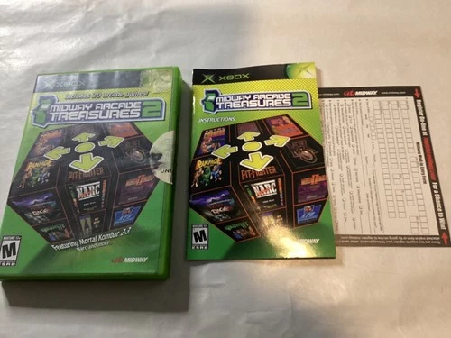 Midway Arcade Treasures 2- (Microsoft Xbox) with Manual