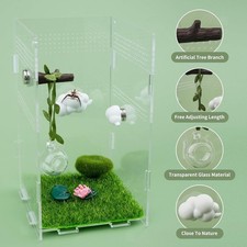 Jumping Spider Hideaway Habitat Accessories for Decor Climbing Exploration