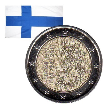 2 Euros commémorative Finlande Indépendance 2017