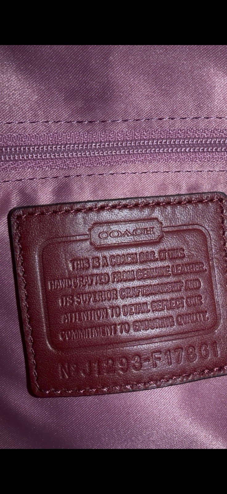 COACH CHELSEA Maroon Patent Leather Ashley Hobo Shoulder Bag Purse 17861 NEW* thumbnail 6