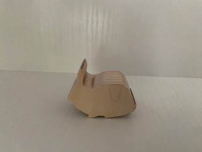 Bauernhoftier aus Holz Kanninchen Kinderspielzeug natur