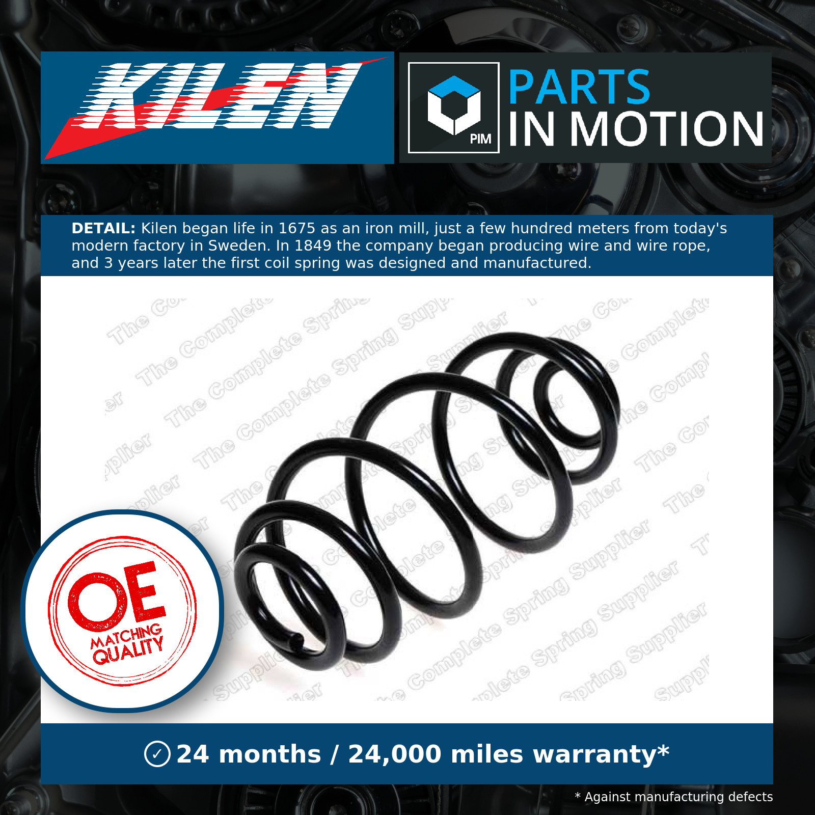 SUSPENSION SPRING 4263438 FOR OPEL ASTRA/Delvan/Van/CLASSIC/Caravan 1.7L 4cyl - Image 5