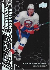 2020-21 UD Black Obsidian Rookies #OR36 Kieffer Bellows /349 - HKY