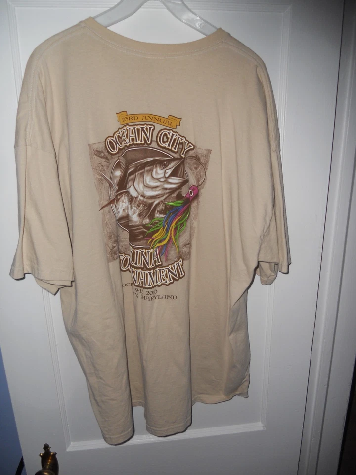 Camiseta Ocean City Tuna Tournament 23ª Anual 2010 Nueva 3XL Foto 2 de 4