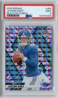2025 Panini Mosaic Jaxson Dart REACTIVE PURPLE PRIZM Rookie RC #362 PSA 9 GIANTS