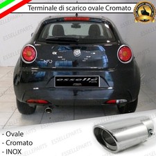 TERMINALE DI SCARICO PER MARMITTA FINALINO CROMATO INOX ALFA MITO