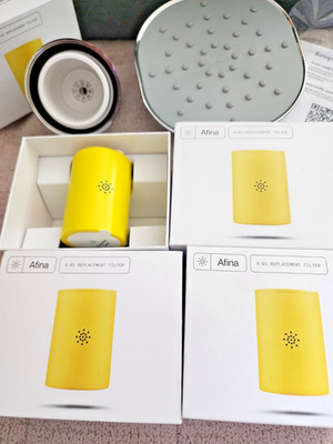 Afina A-01 Replacement Filters Afina Filtered Showerhead (All 4) & Showerhead