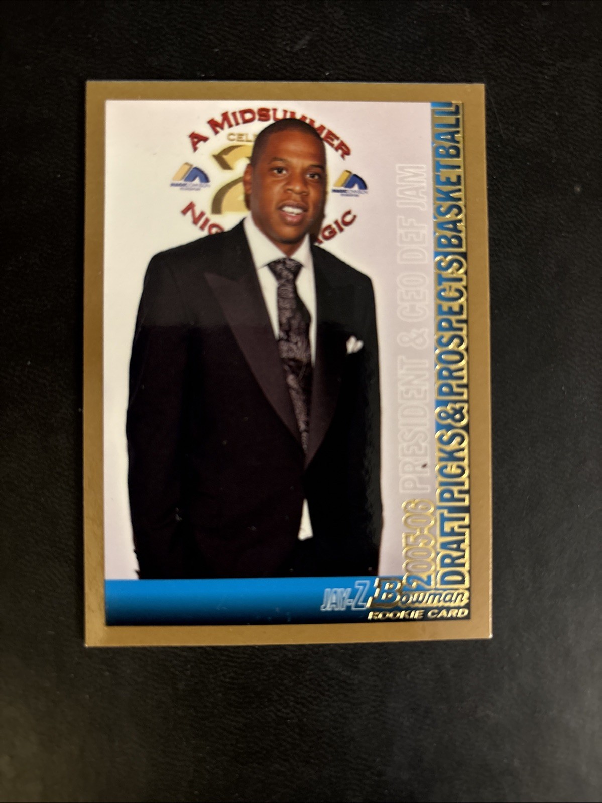 2005-06 Bowman Jay-Z Gold #151