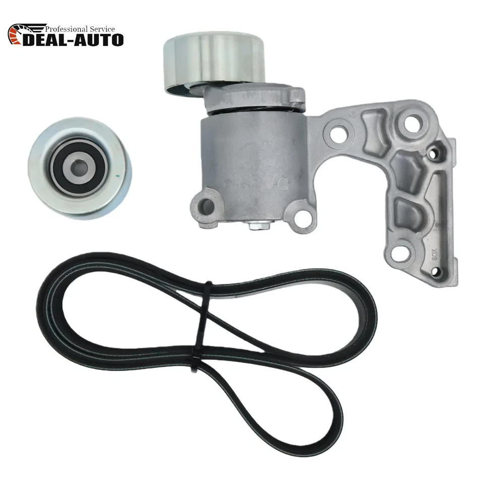 Serpentine Belt Drive Tensioner Kit fit Sienna Avalon Camry RAV4 Lexus ES IS RX - Image 2 of 4