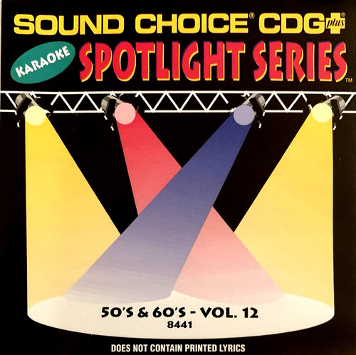 SOUND CHOICE SPOTLIGHT KARAOKE - 50'S & 60'S - V12 - SC8441 - GUESS WHO, HOLLIES