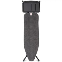 Brabantia Ironing Board with Steam Iron Rest, Size B 124cm x 37cm - Denim Black