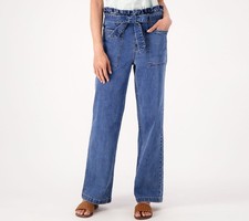 Candace Cameron Bure Women's Plus Sz Pants 20 Regular Pacific Denim Blue A556277