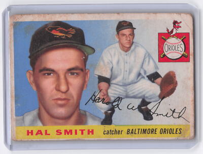 1955 Topps #8 Hal Smith VG