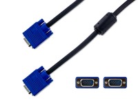 10ft Vga Svga 15-pin M/m Extension Cable Cord Black With Moulded Blue Connectors on sale 10ft Vga Svga 15-pin M/m Extension Cable Cord Black With Moulded Blue Connectors on sale
