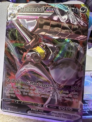 ダークライチュウ #026 MINT ホロカード Melmetal VMAX Shiny Holo 💥Fan Art💥Card Limited Edition