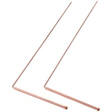2PCS 99.9% Copper Dowsing rods Pure Copper Ghost hunters  Ghost Hunting
