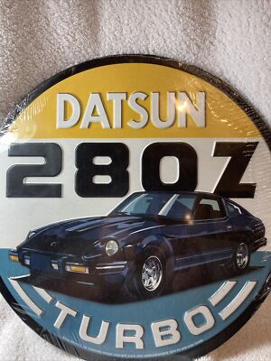 Datsun, 280 Z Turbo Metal Sign Wall Art 12 inches in Datsun, 280 Z Turbo Metal Sign Wall Art 12 inches in