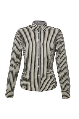 Murphy & Nye Bluse Shirt Mocha Damen Slim Fit Langarm Weiß Größe S M