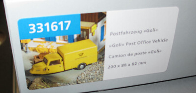 Pola 331617 Spur G _ Goliath GD 750 Kastenwagen Post, Deutsche Bundespost __ NEU