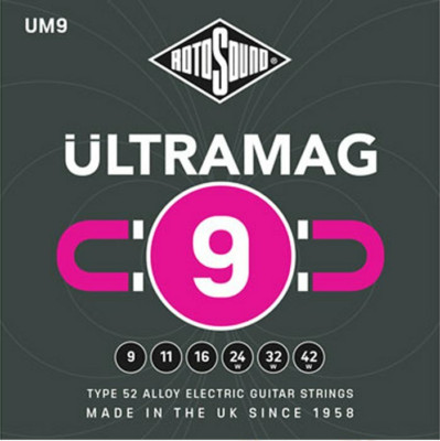 Rotosound Ultramag UM9 Type 52 Alloy E-Saiten 9-42