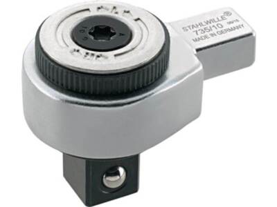 STAHLWILLE 58250020 Einsteckumschaltknarre 735/20 1/2 '' 14 x 18 mm Chrom-Alloy-