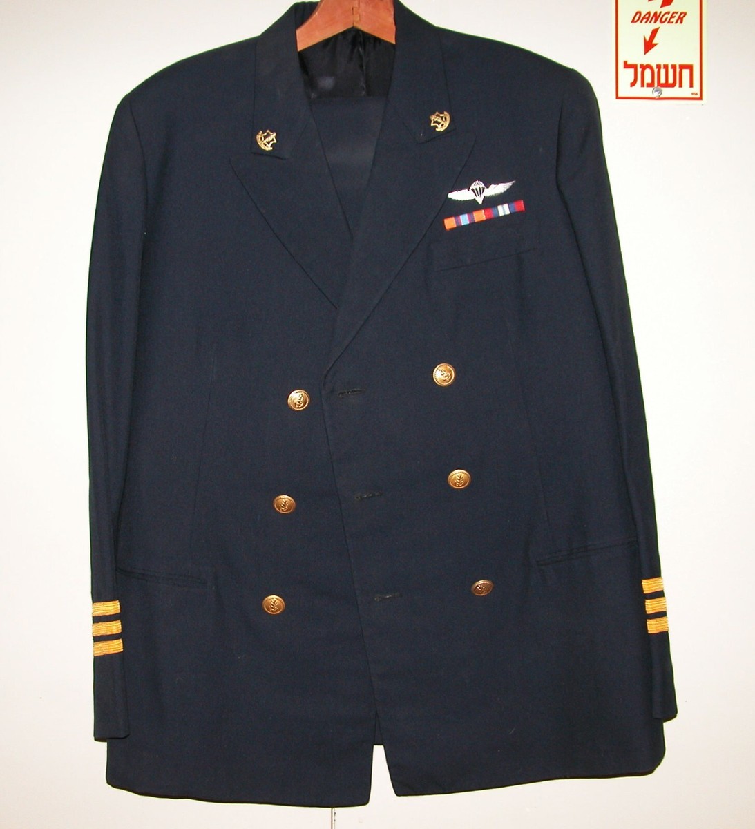 Israel IDF Navy Captain 2 Piece 1960s Uniform &Sinai&6 Day
