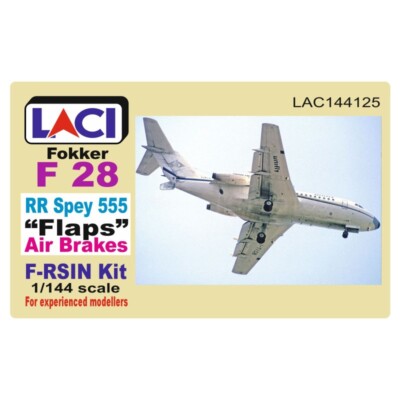 1/144 LACI 144125 Fokker F-28 Landing flaps Engine & Speed Brakes for F-RSIN