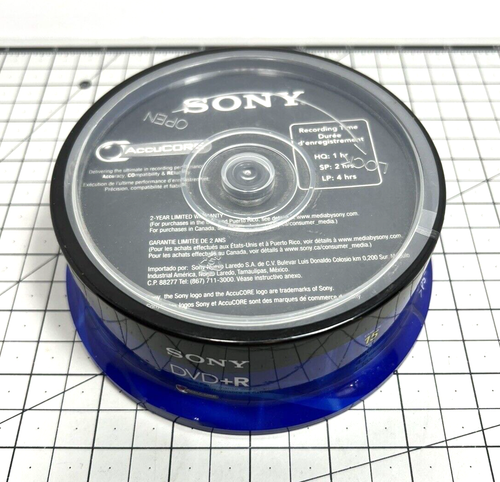 SONY Recordable Accucore DVD+R 120 Min 4.7GB/G-16X Sealed 15 Pack - 第 4/8 張圖片
