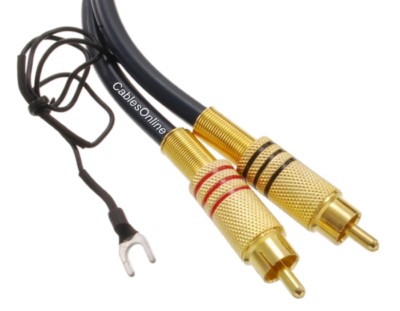 Cavo Videocitofono 4 Fili Cavo Audio Premium 2-RCA Maschio-maschio Da 3 Piedi - Connettori Placcati Oro, Marca CablesOnline, Modello AV-403K Cavo Audio RCA Oro - Foto 4