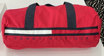 Tommy Hilfiger Red Duffle Bag New With Tag FREE SHIPPING!