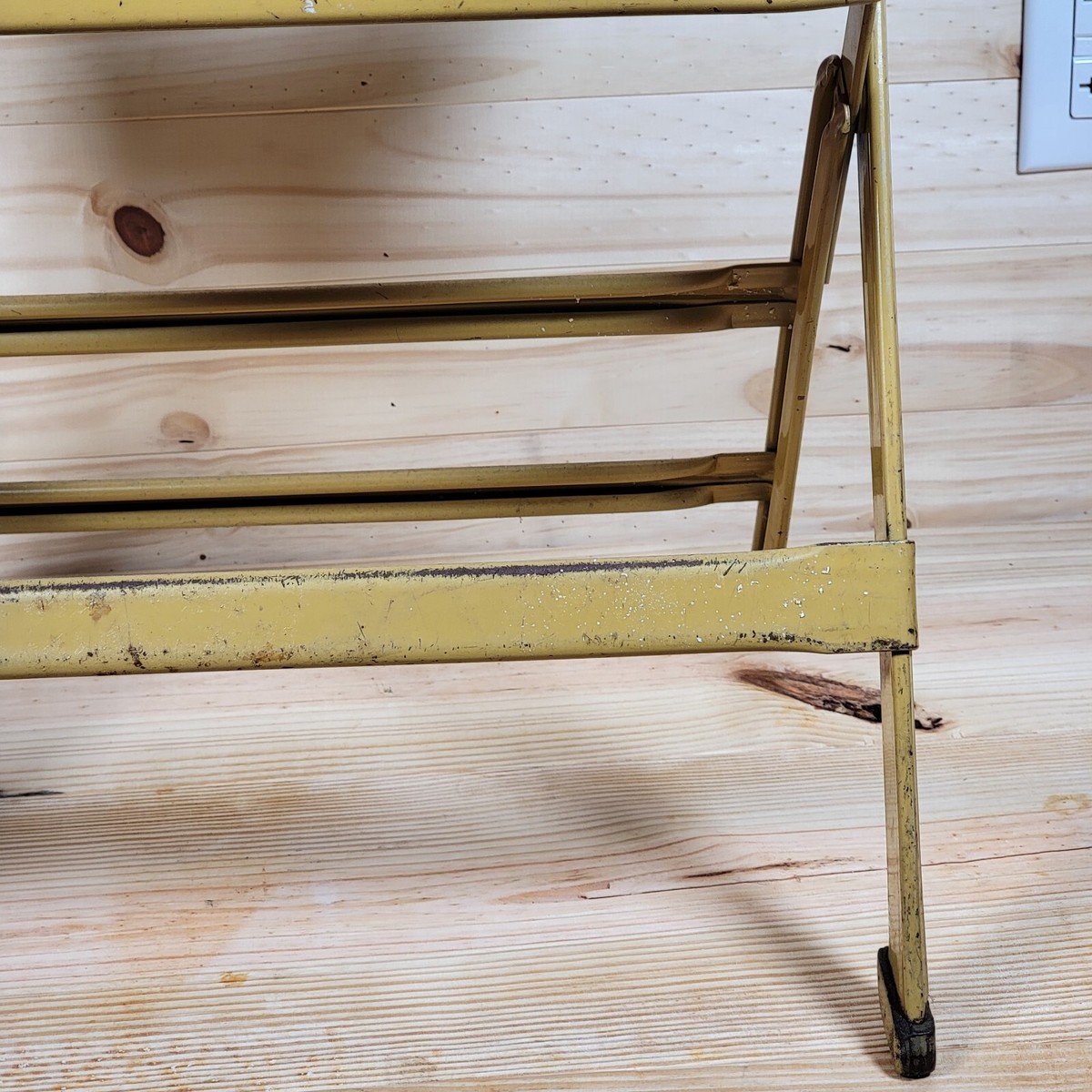 Clarin Folding Metal School Chair Music Department VTG MCM