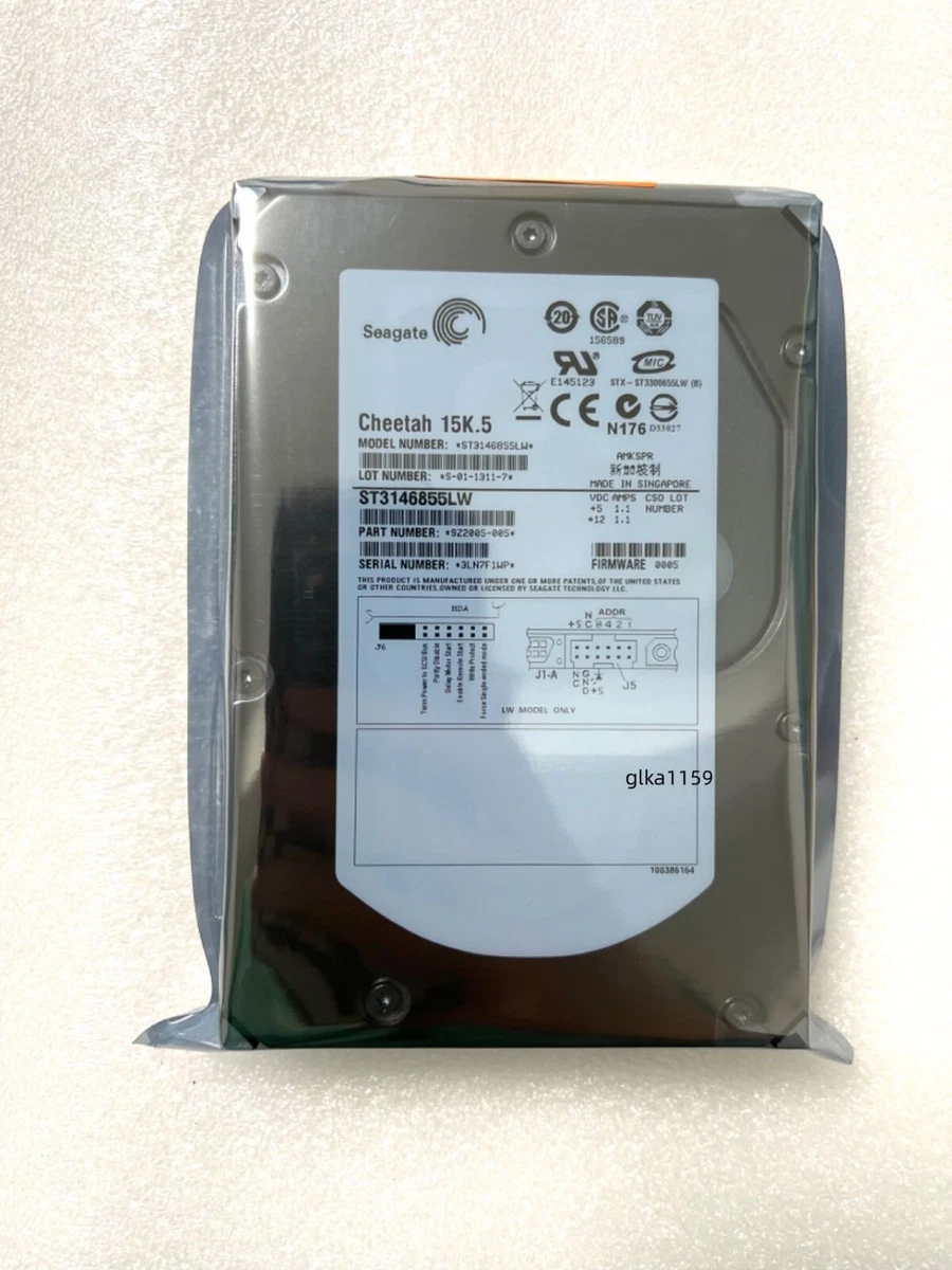 Seagate Cheetah ST336754LC 15K.4 36.7GB 15000RPM 3.5" U320 SCSI 80PIN