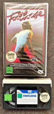 FOOTLOOSE   BETAMAX - VIDEOCASETTE / CIC VIDEO / Kevin Bacon Lori Singer    